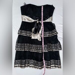 BCBGMaxAzria Black Dress with Elegant Detailing